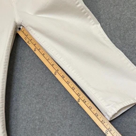 Judy Blue Women Stretch Capri Cropped Jean Pant 31 Cream (White) - Picture 7 of 7